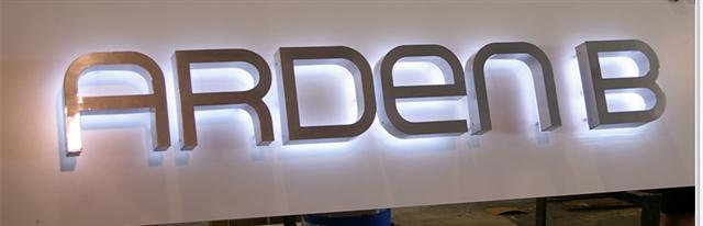 Backlit LED letters