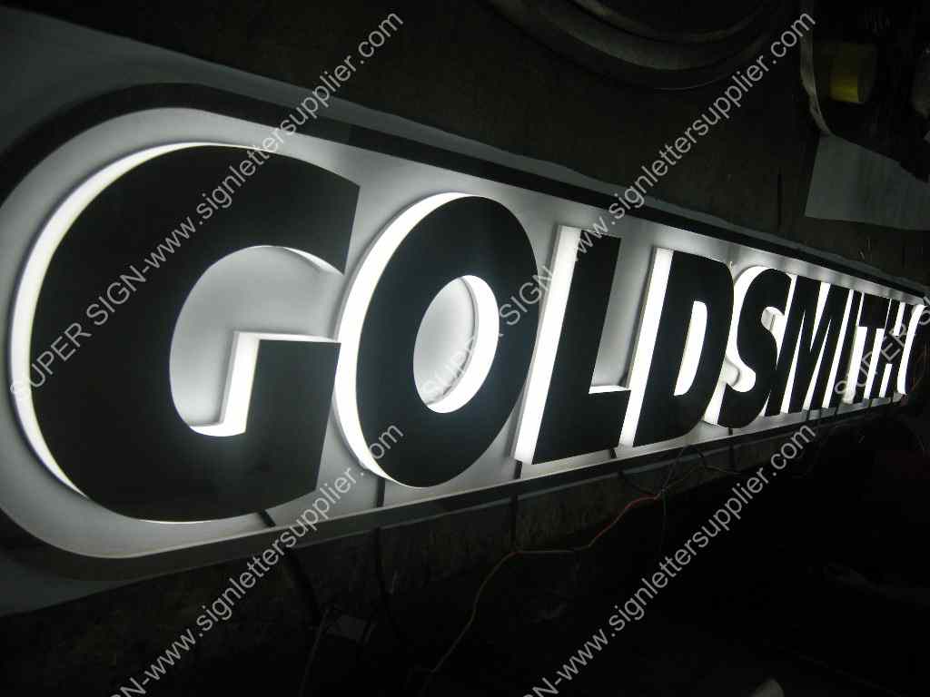 edgelit LED sign letter