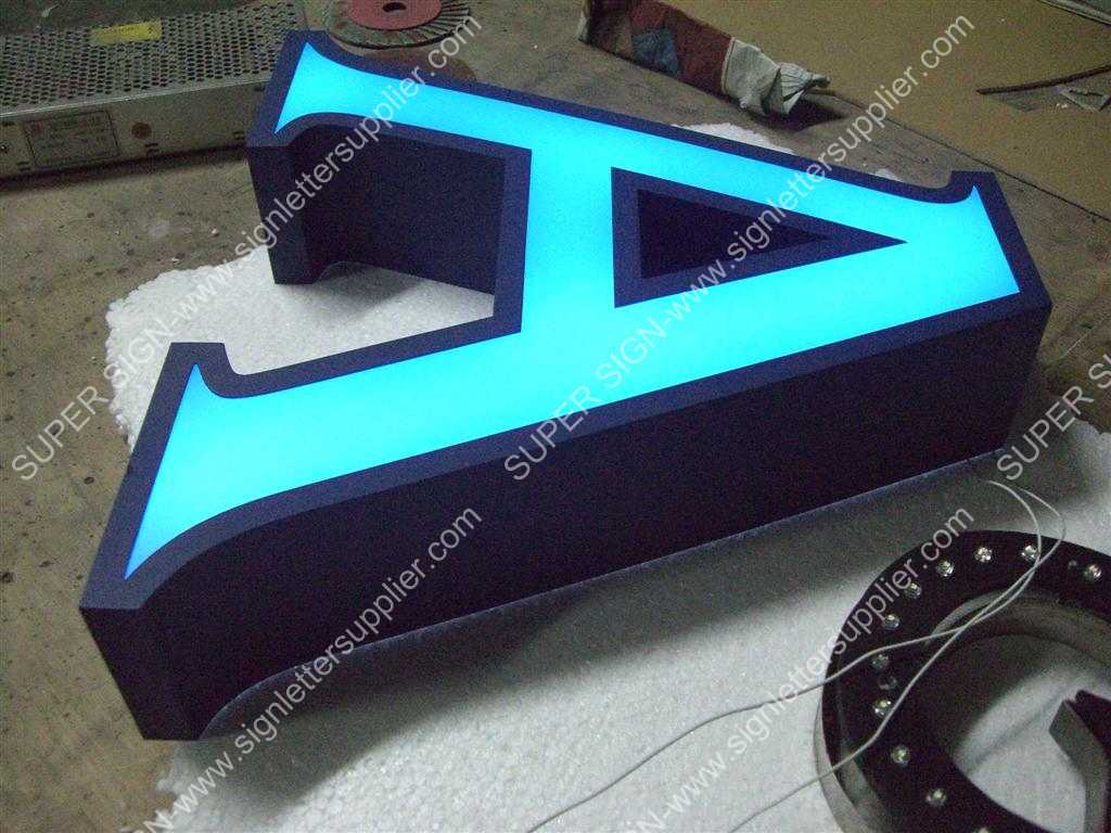 Frontlit LED channel letters